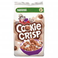 Nestlé Cookie Crisp Zbożowe płatki w kształcie ciasteczek o smaku czekoladowym 450 g