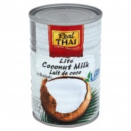 Real Thai Mleko kokosowe o obniżonej zawartości tłuszczu 400 ml