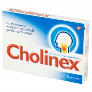 Cholinex 150 mg Pastylki twarde 8 pastylek