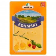 MSM Mońki Edamski ser pełnotłusty typu holenderskiego plastry 150 g