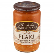 Kuchnia Staropolska Flaki wieprzowe w sosie pomidorowym 700 g