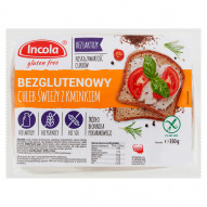 Incola Chleb świeży z kminkiem bezglutenowy 350 g