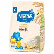 Nestlé Kaszka ryżowa bezmleczna wanilia dla niemowląt po 4. miesiącu 180 g