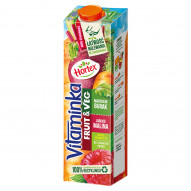 Hortex Vitaminka Fruit & Veg Sok jabłko malina marchew burak 1 l