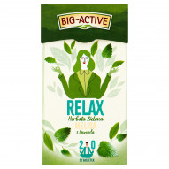 Big-Active Relax Herbata zielona melisa z lawendą 30 g (20 x 1,5 g)