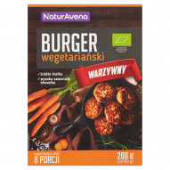 NaturAvena Burger wegetariański warzywny 200 g (2 x 100 g)