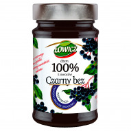 Łowicz Dżem 100% z owoców czarny bez 235 g