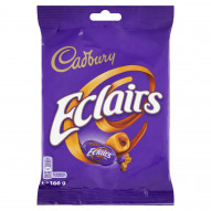 Cadbury Eclairs Karmelki ze środkiem z mlecznej czekolady 166 g