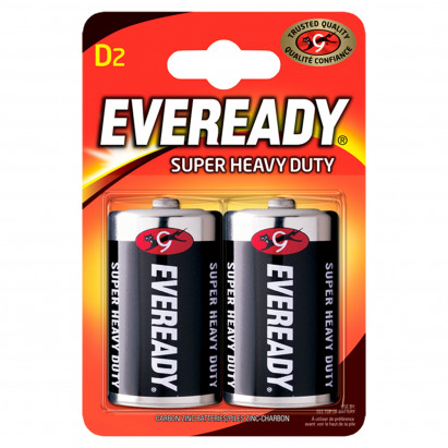 Eveready Super Heavy Duty D-R20 1,5 V Baterie 2 sztuki