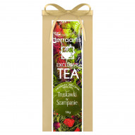 Terraartis Exclusive Tea Herbata zielona Sencha truskawki w szampanie 50 g
