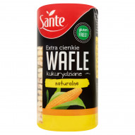 Sante Extra cienkie wafle kukurydziane naturalne 120 g