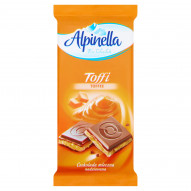 Alpinella Czekolada mleczna nadziewana toffi 100 g