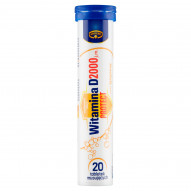 Krüger Suplement diety witamina D 2000 Protect smak cytrynowy 84 g (20 sztuk)