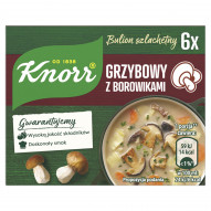 Knorr Bulion szlachetny grzybowy z borowikami 60 g (6 x 10 g)