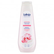 Luksja Creamy & Soft Kremowy płyn do kąpieli wygładzające róża i proteiny mleka 900 ml