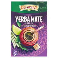 Big-Active Herbatka Yerba Mate limonka & trawa cytrynowa 30 g (20 x 1,5 g)