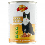 MK Animals Karma dla kota kawałki w galaretce z drobiem 415 g