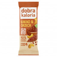Dobra Kaloria Baton daktylowy kakao & orzech 35 g