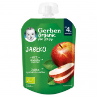 Gerber Organic Jabłko po 4. miesiącu 80 g
