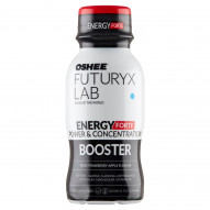 Oshee Futuryx Lab Energy Forte Suplement diety gazowany napój o smaku poziomkowo-jabłkowym 100 ml