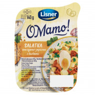 Lisner O Mamo! Sałatka warzywno-jajeczna z kurkami 140 g