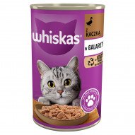 Whiskas Mokra karma dla kotów z kaczką w galaretce 400 g