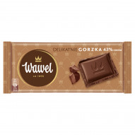 Wawel Czekolada delikatnie gorzka 43 % Cocoa 90 g