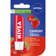Nivea Strawberry Shine Pielęgnująca pomadka do ust o smaku truskawki 5,5 ml