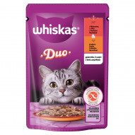 Whiskas Duo Mokra karma dla kotów galaretka z wołowiną & drobiem 85 g