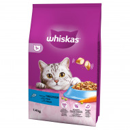 Whiskas Sucha karma dla kotów z pysznym tuńczykiem 1,4 kg