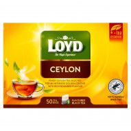 Loyd Ceylon Herbata czarna aromatyzowana 100 g (50 x 2 g)