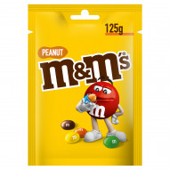 M&M's Peanut Orzeszki ziemne oblane czekoladą w kolorowych skorupkach 125 g