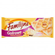 Familijne Gofrowe wafle z musem o smaku waniliowym 130 g