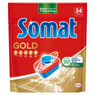 Somat Gold Tabletki do mycia naczyń w zmywarkach 598,4 g (34 sztuki)