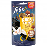 Felix Party Mix Przekąski o smaku kurczaka wątróbki i indyka 60 g
