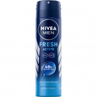Nivea MEN Fresh Active Antyperspirant spray 150 ml